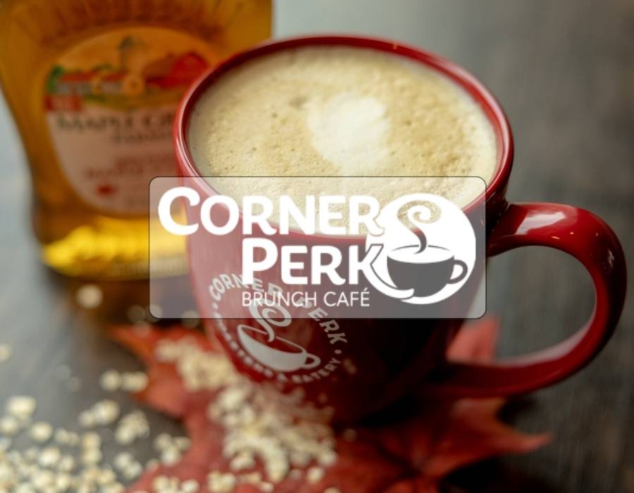 Corner Perk coffee menu item in Bluffton SC